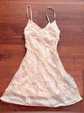 Princess Polly Pale Butter Yellow Summer Dress